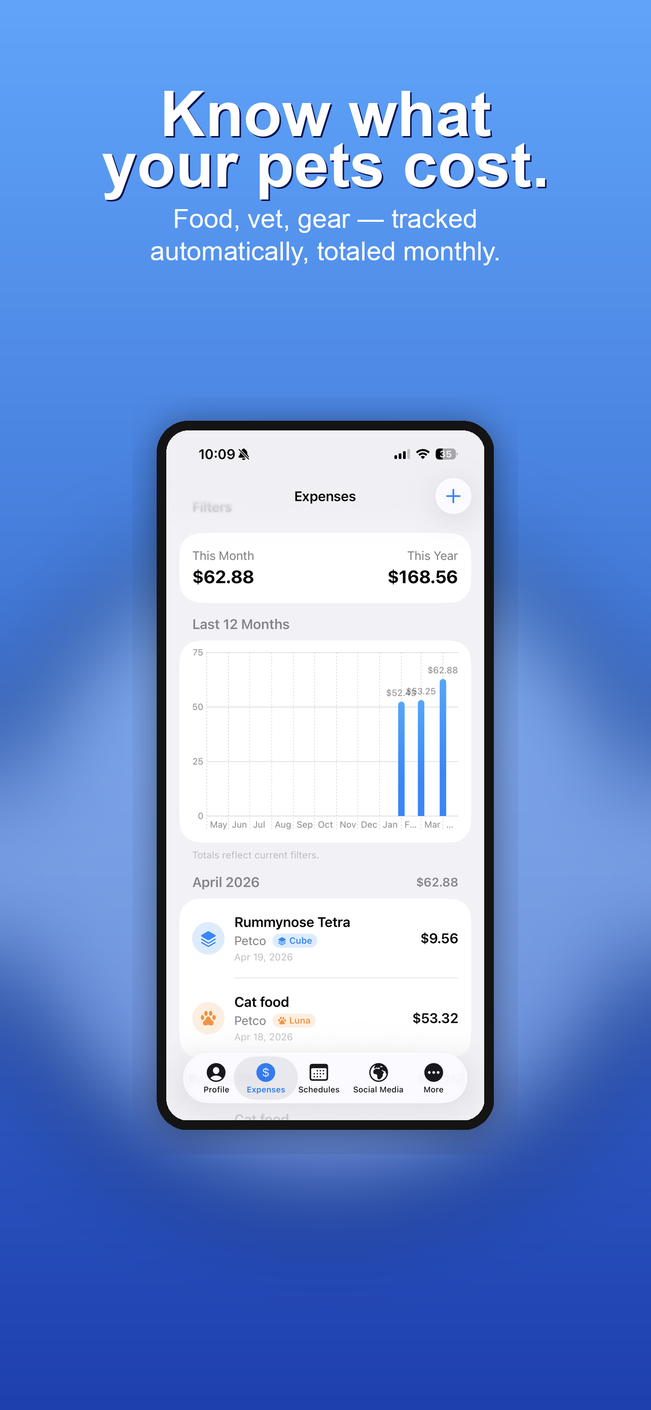 Expense tracking