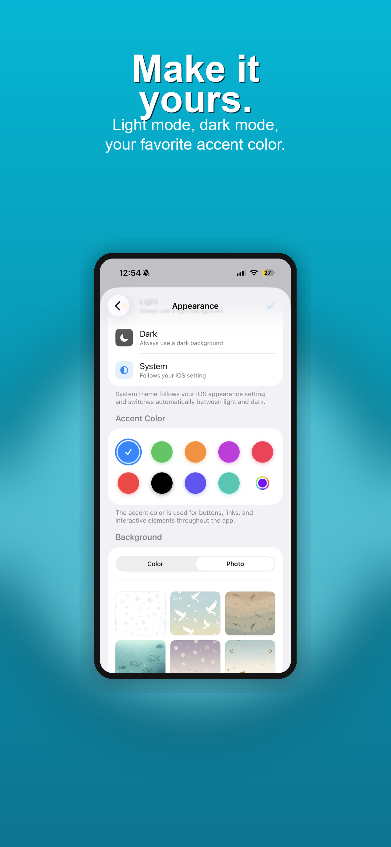 Themes and customization